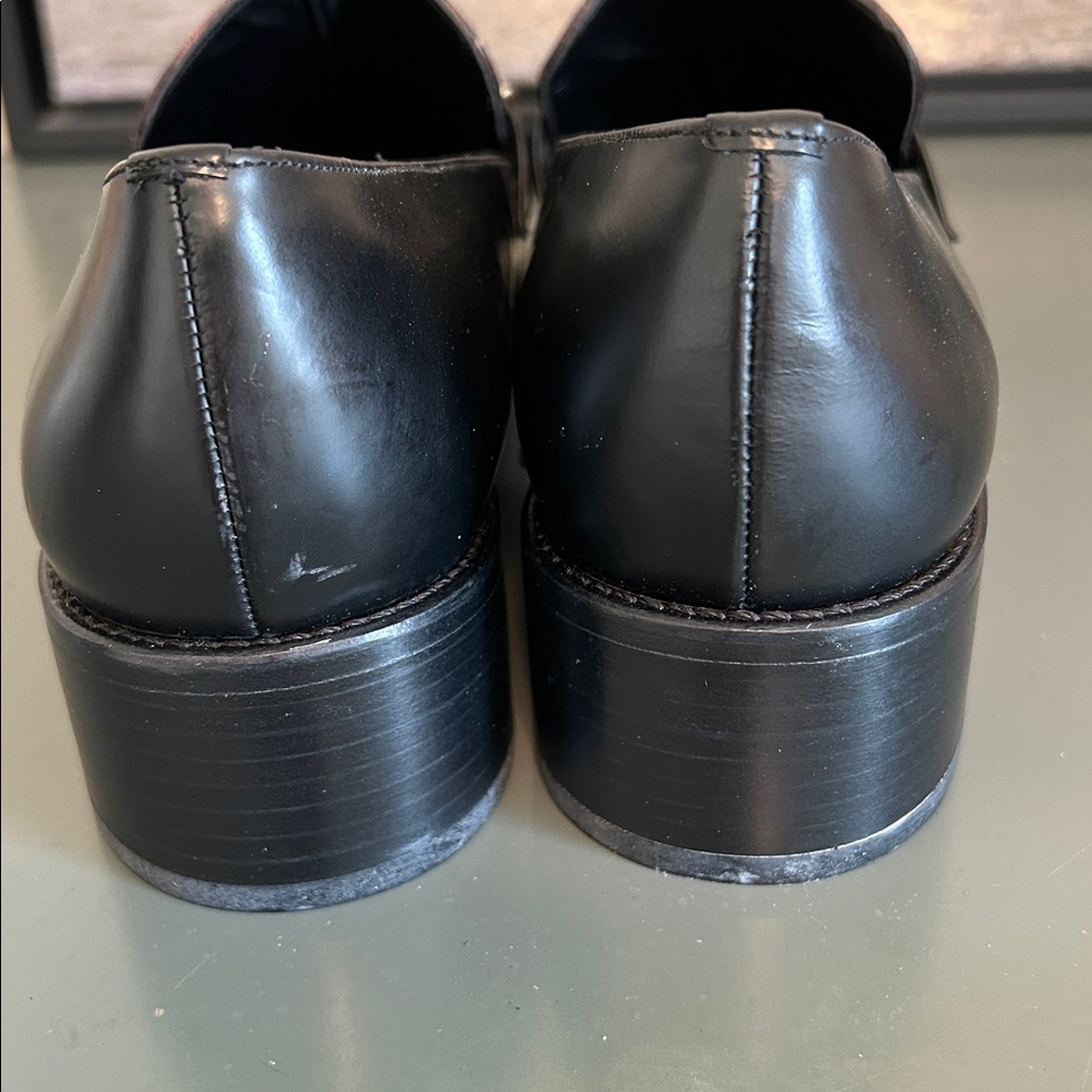 Brighton brown and black Croc-Embossed Loafers - Picture 4 of 12